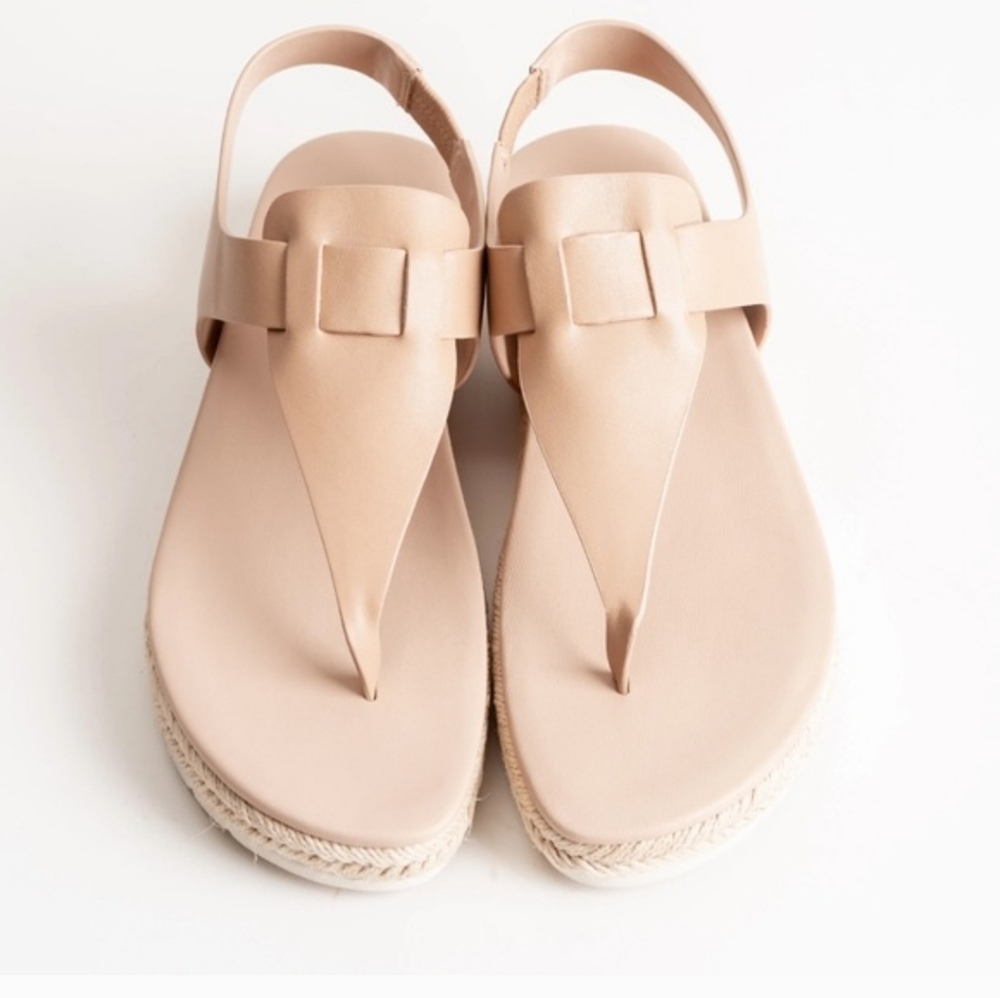 Vince Flint Platform Sandal In Cappucino Size 11